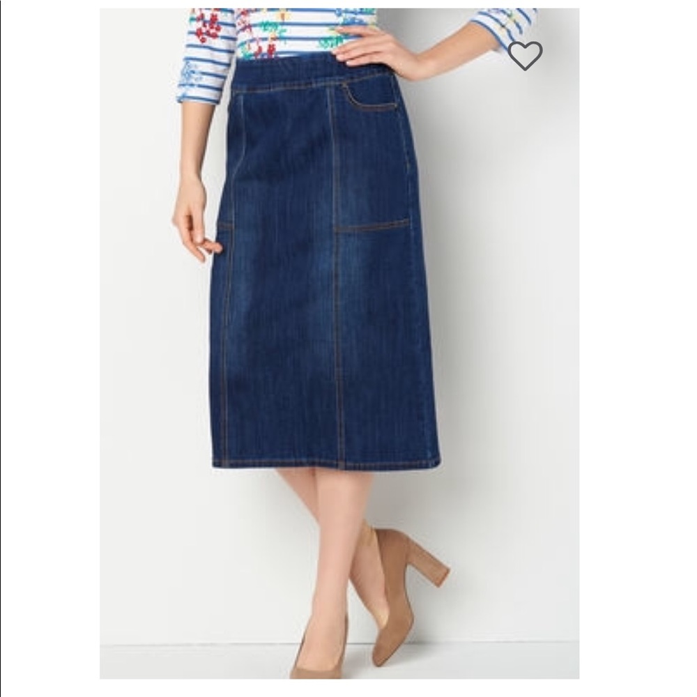 Long Jean Skirt